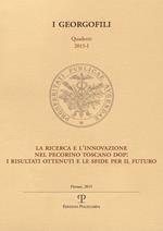 La ricerca e l'innovazione nel pecorino toscano dop. I risultati ottenuti e le sfide per il futuro