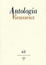 Antologia Vieusseux (2015). Vol. 63