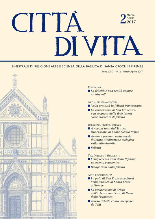 Città di vita (2017). Vol. 2: Marzo-Aprile. - copertina