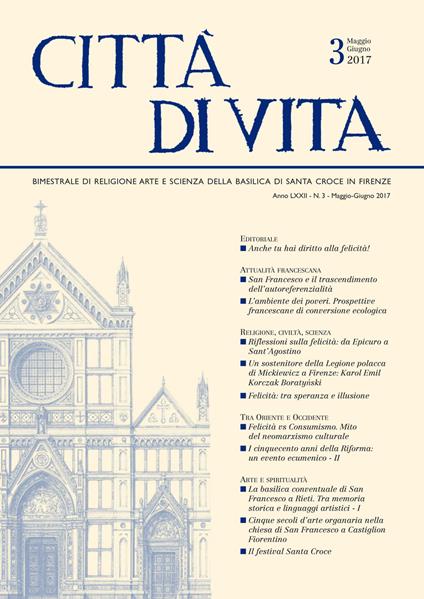 Città di vita (2017). Vol. 3: Maggio-Giugno. - copertina