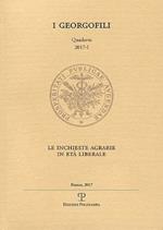Le inchieste agrarie in età liberale