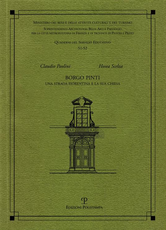 Borgo Pinti. Una strada fiorentina e la sua chiesa - Claudio Paolini,Hosea Scelza - copertina