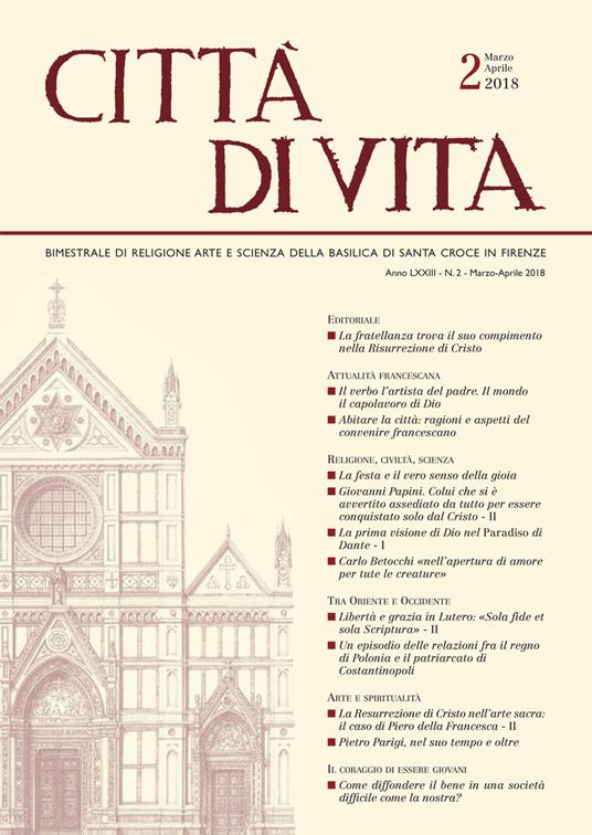 Città di vita (2018). Vol. 2: Marzo-Aprile. - copertina