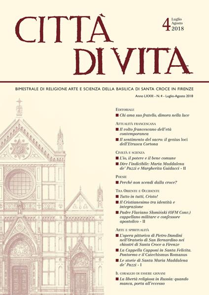 Città di vita (2018). Vol. 4: Luglio-agosto - copertina