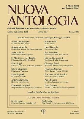 Nuova antologia (2018). Vol. 3: Luglio-settembre. - copertina