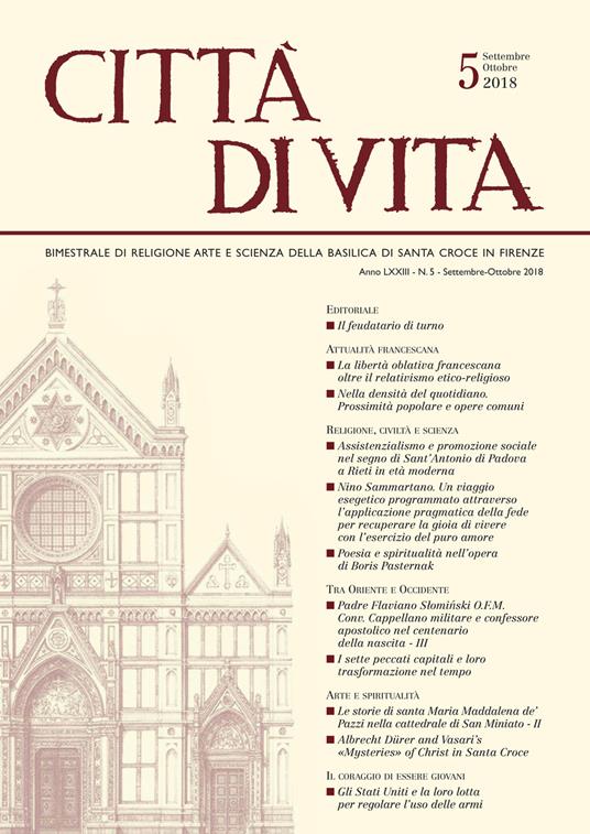 Città di vita (2018). Vol. 5: Settembre-ottobre - copertina
