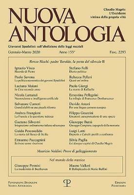 Nuova antologia (2020). Vol. 1: Gennaio-Marzo - copertina