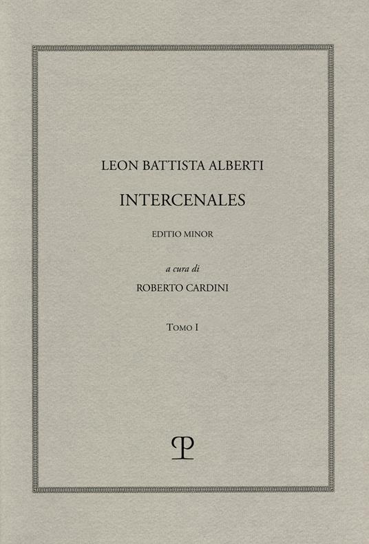 Intercenales. Edition minor. Vol. 1-2 - Leon Battista Alberti - copertina