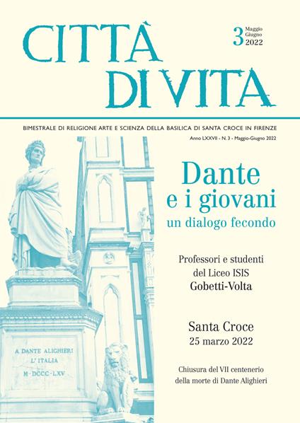 Città di vita. Bimestrale di religione arte e scienza della Basilica di Santa Croce in Firenze (2022). Vol. 3: Maggio-giugno. - copertina
