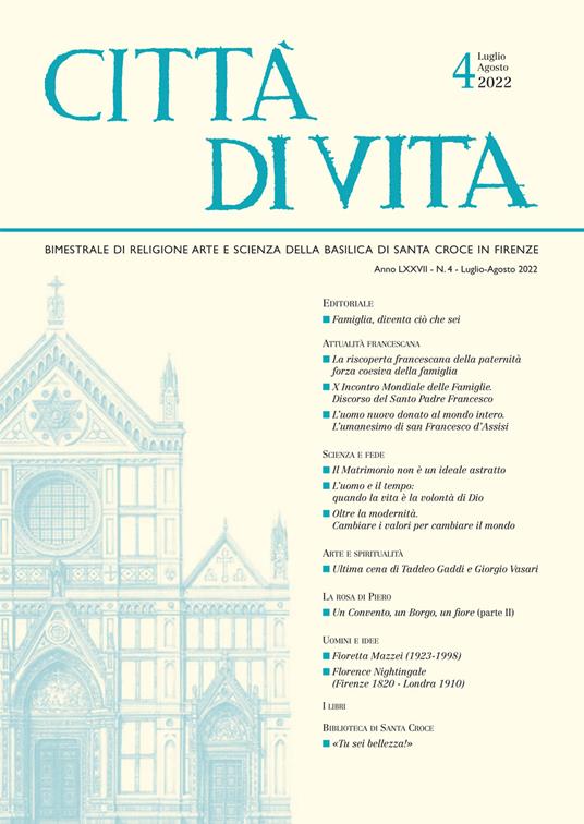 Città di vita (2022). Vol. 4: Luglio-agosto - copertina