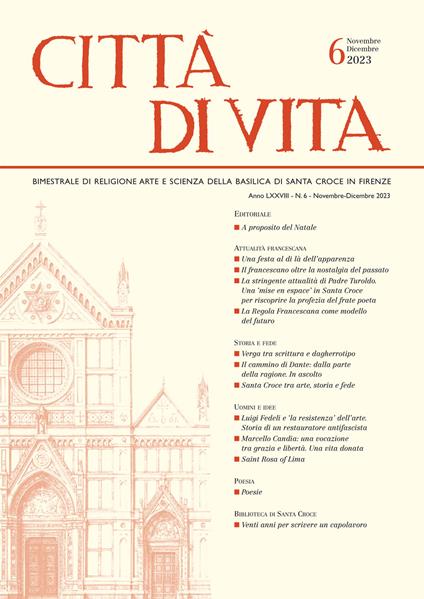 Città di vita (2023). Vol. 6: Novembre-dicembre - copertina