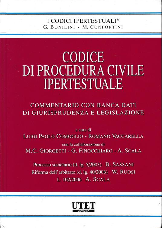 Codice di procedura civile ipertestuale. Con CD-ROM - copertina