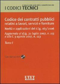 Codice dei contratti pubblici relativi a lavori, servizi e forniture. Con CD-ROM - copertina