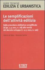 Le semplificazioni dell'attività edilizia