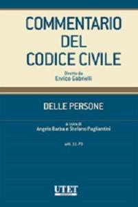 Commentario del Codice civile. Delle persone. Artt. 11-73 - copertina