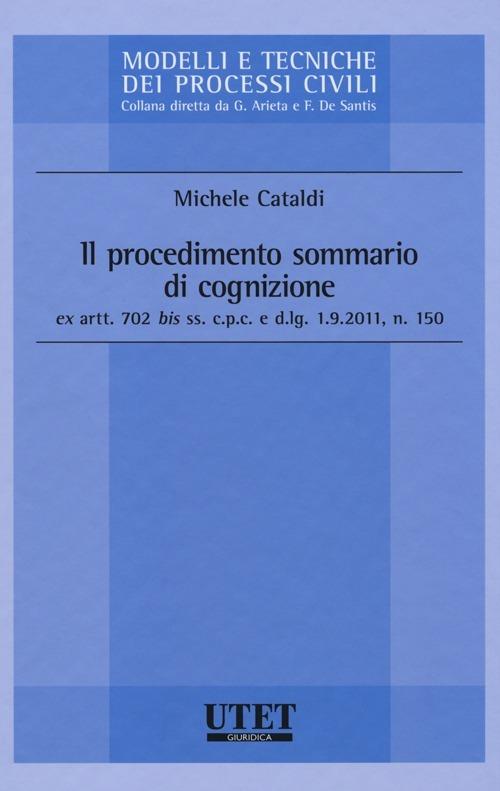 Il procedimento sommario di cognizione - Michele Cataldi - copertina