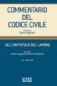 Commentario del Codice civile. Dell'impresa e del lavoro. Artt. 2188-2246 - copertina