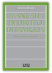 Manuale di diritto di famiglia - Giovanni Bonilini - copertina