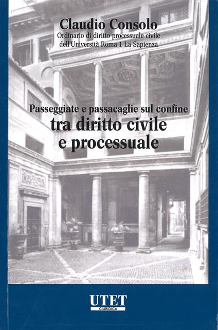 Passeggiate e passacaglie sul confine tra diritto civile e diritto processuale - Claudio Consolo - copertina
