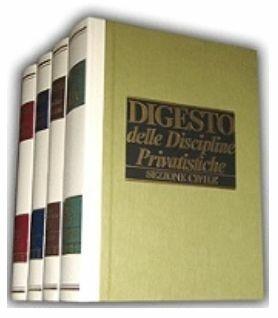 Digesto delle discipline civilistiche - copertina