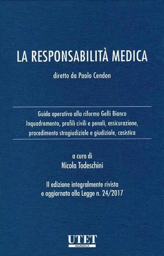 La responsabilità medica - copertina
