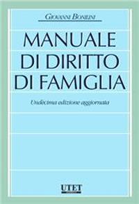 Manuale di diritto di famiglia - Giovanni Bonilini - copertina