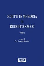 Scritti in onore di Rodolfo Sacco