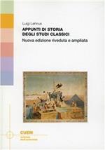 Appunti di storia degli studi classici