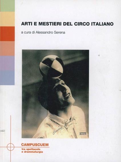 Arti e mestieri del circo italiano - copertina