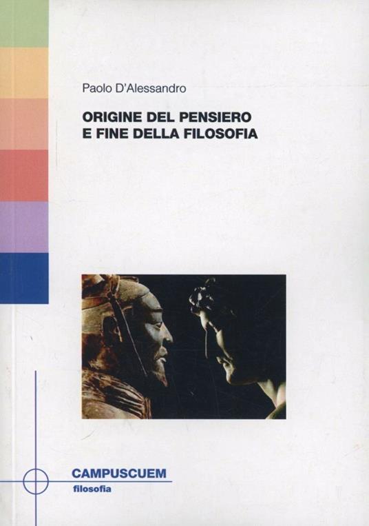 Origine del pensiero e fine della filosofia - Paolo D'Alessandro - copertina