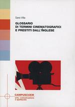 Glossario dei termini cinematografici e prestiti dall'inglese
