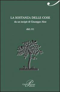 La sostanza delle cose - copertina