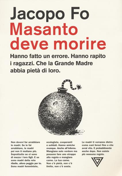 Masanto deve morire - Jacopo Fo - copertina