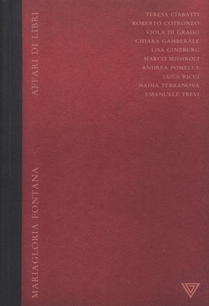 Affari di libri - Mariagloria Fontana - copertina