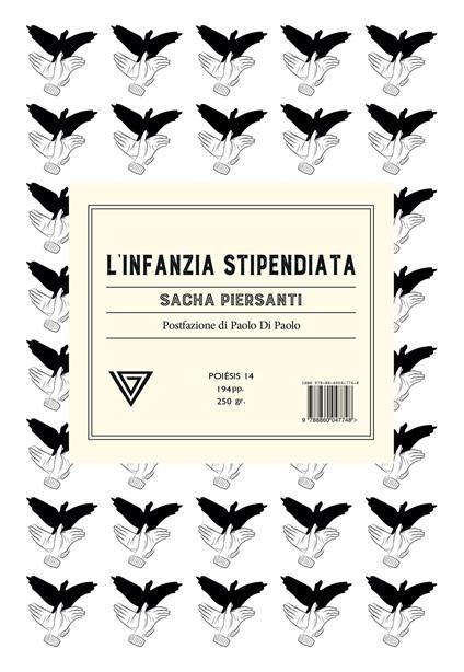 L'infanzia stipendiata - Sacha Piersanti - copertina