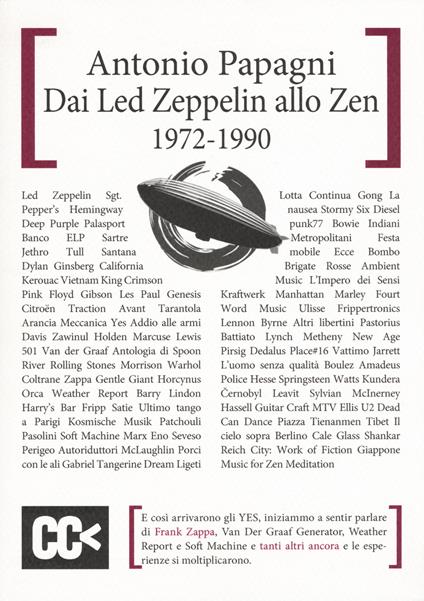 Dai Led Zeppelin allo Zen - Antonio Papagni - copertina