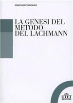 La genesi del metodo di Lachmann
