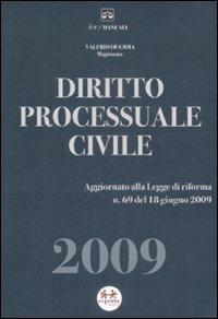 Diritto processuale civile - Valerio De Gioia - copertina