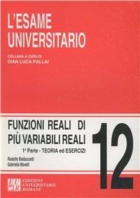 Funzioni reali di più variabili reali - Rodolfo Balduccetti,Gabriella Morelli - copertina