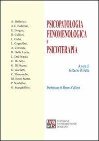 Fenomenologia. Psicopatologia e psicoterapia - copertina