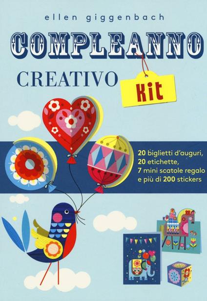 Compleanno creativo kit. Con adesivi - Ellen Giggenbach - copertina
