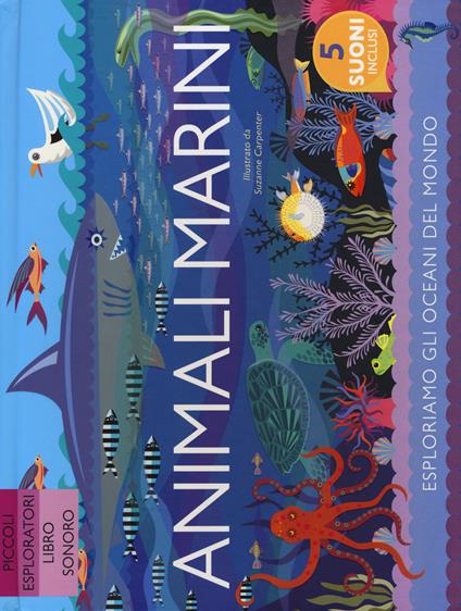 Animali marini. Ediz. a colori - Anne Rooney - copertina