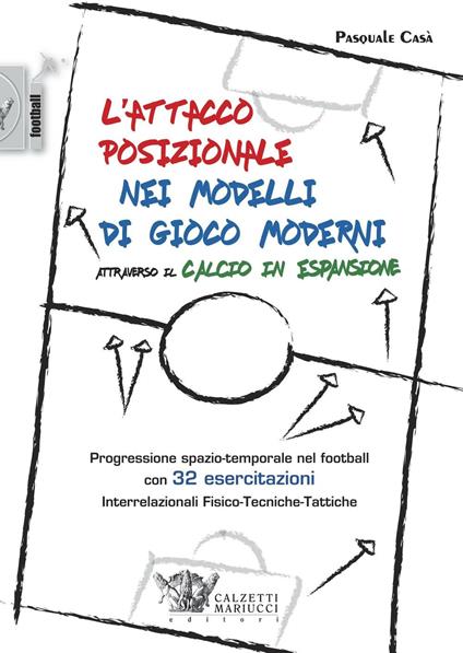 L'attacco posizionale nei modelli di gioco moderni attraverso il calcio in espansione. Ediz. illustrata - Pasquale Casà - copertina