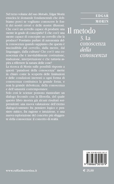 Il metodo. Vol. 3: La conoscenza della conoscenza - Edgar Morin - 2