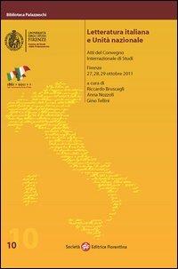 Letteratura italiana e unità nazionale - copertina
