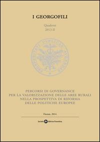 Percorsi di governance per la valorizzazione delle aree rurali nella prospettiva di riforma delle politiche europee - copertina