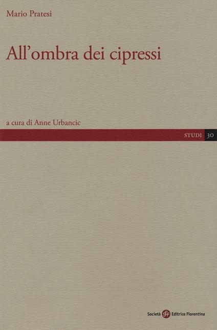 All'ombra dei cipressi - Mario Pratesi - copertina