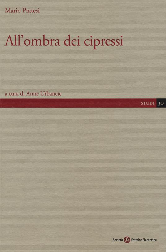 All'ombra dei cipressi - Mario Pratesi - copertina