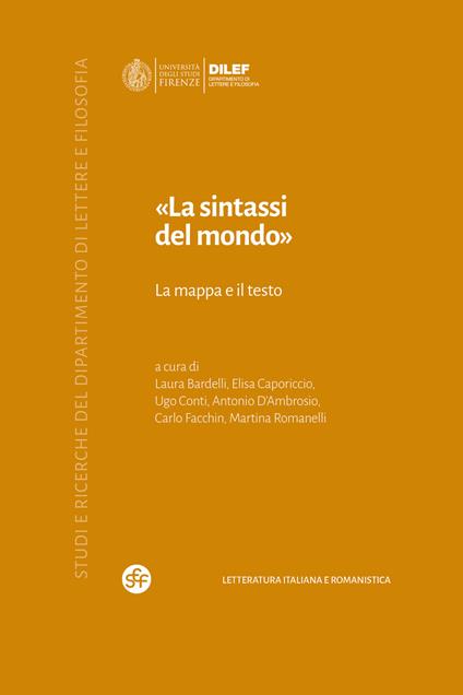 La sintassi del mondo. La mappa e il testo - copertina