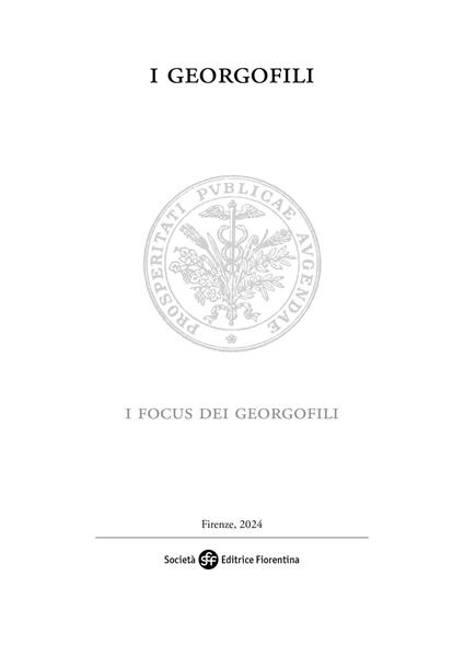 I focus dei Georgofili - copertina